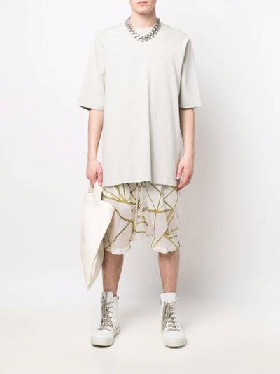 Rick Owens patterned knee-length shorts outlook