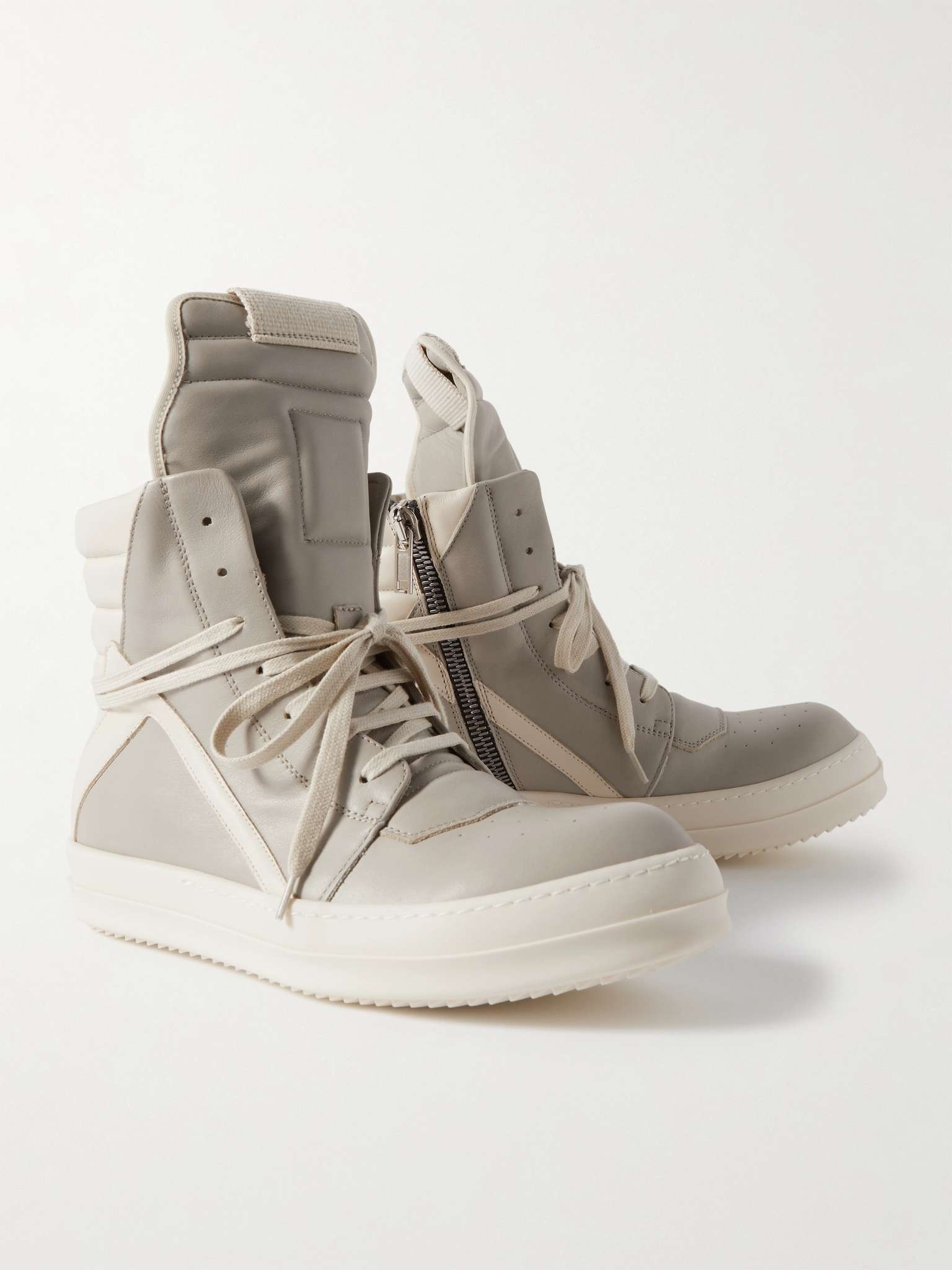 Geobasket Leather High-Top Sneakers - 4