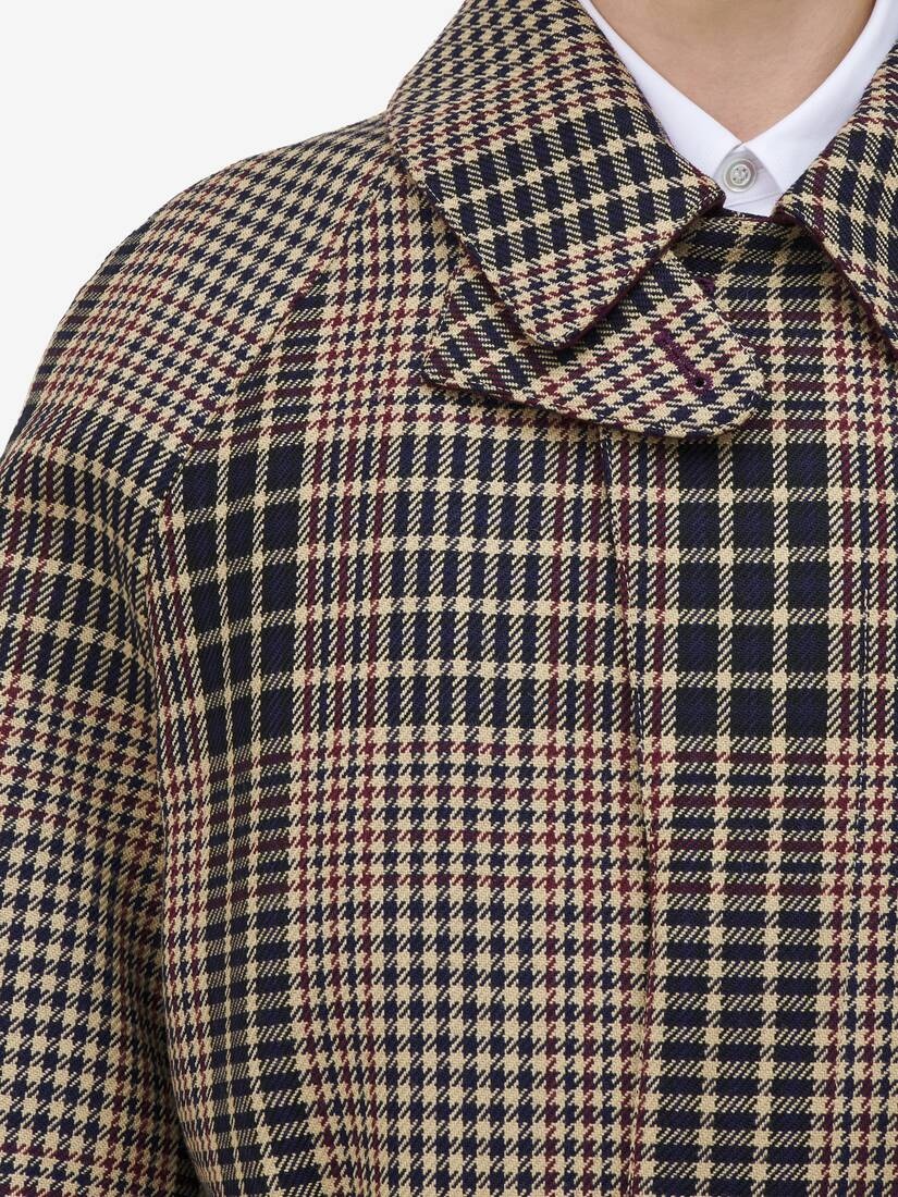 Country Check Raincoat - 5