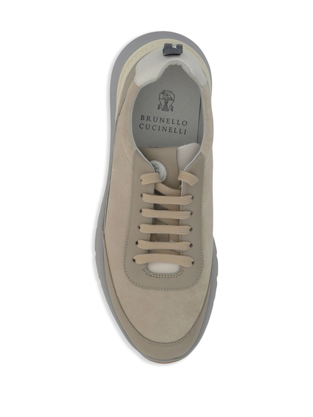 panelled sneakers - 4