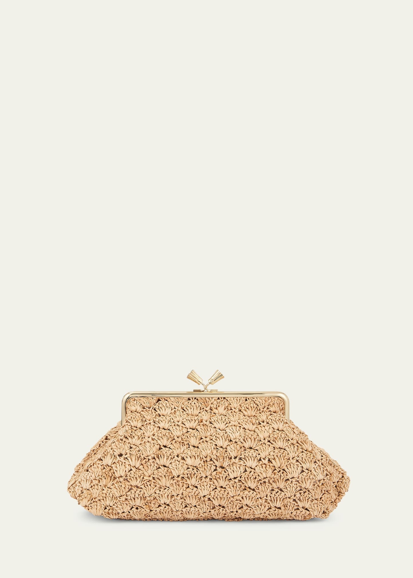 Maud Large Straw Clutch Bag - 3