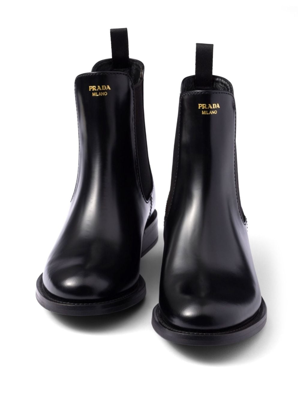 logo-print boots - 4