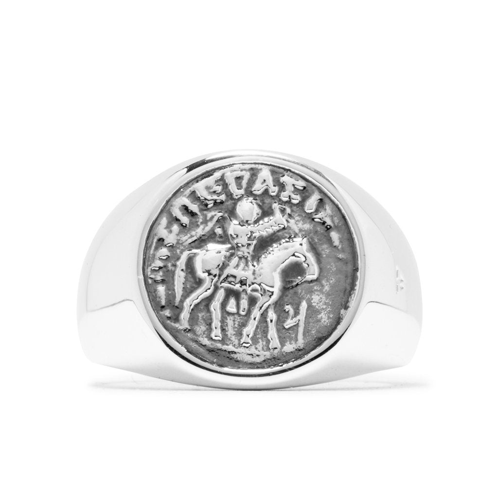 COIN RING - 925 STERLING SILVER - 1