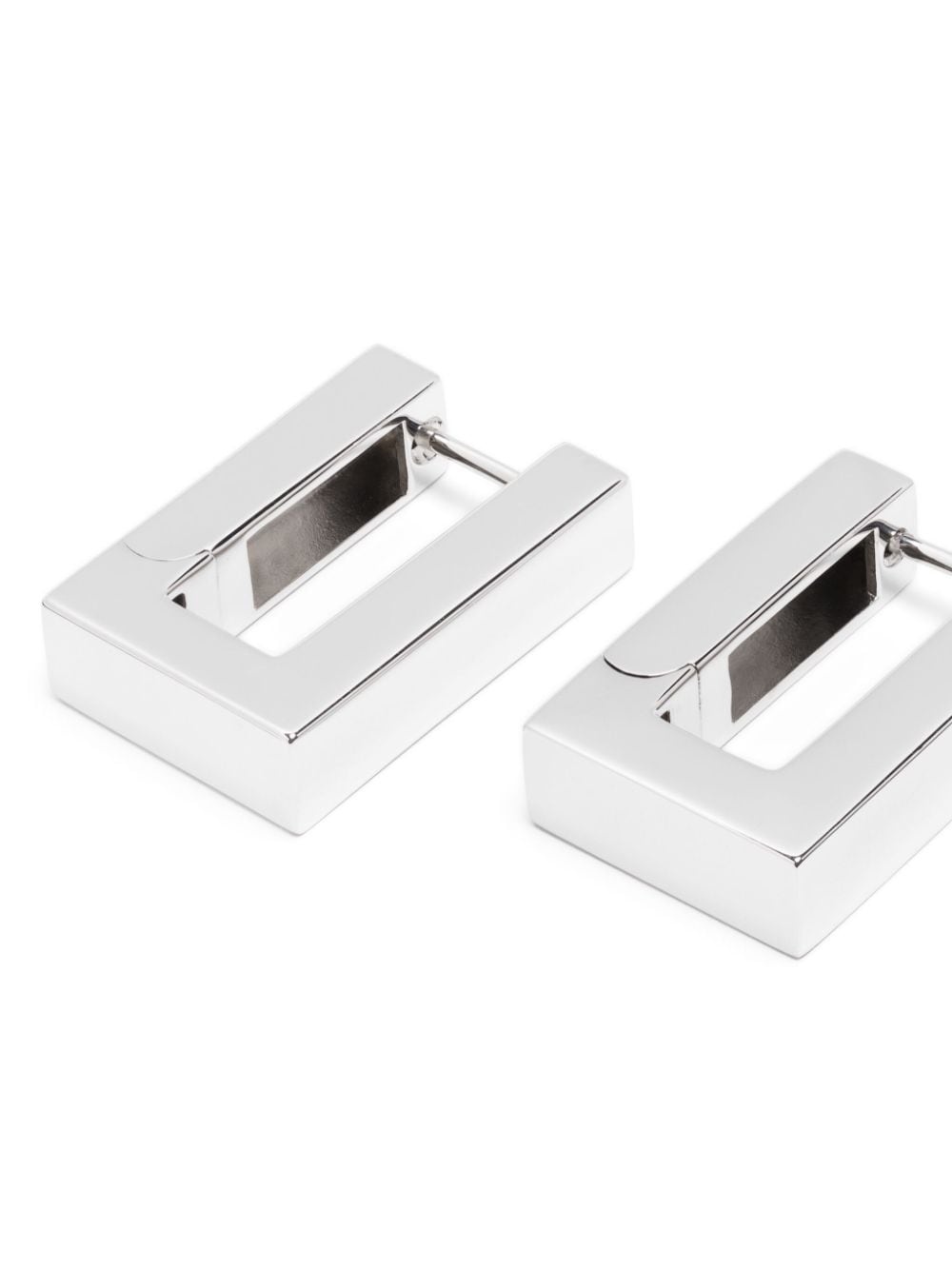 Square hoop earrings - 3