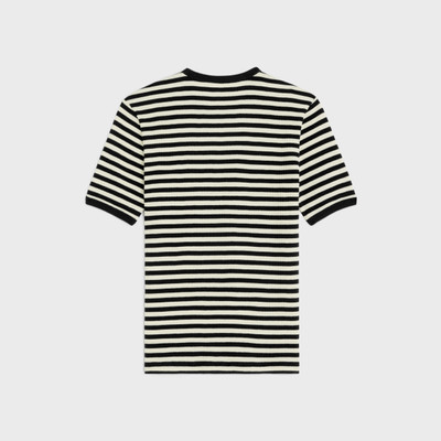 CELINE Marinière T-shirt in ribbed cotton jersey outlook