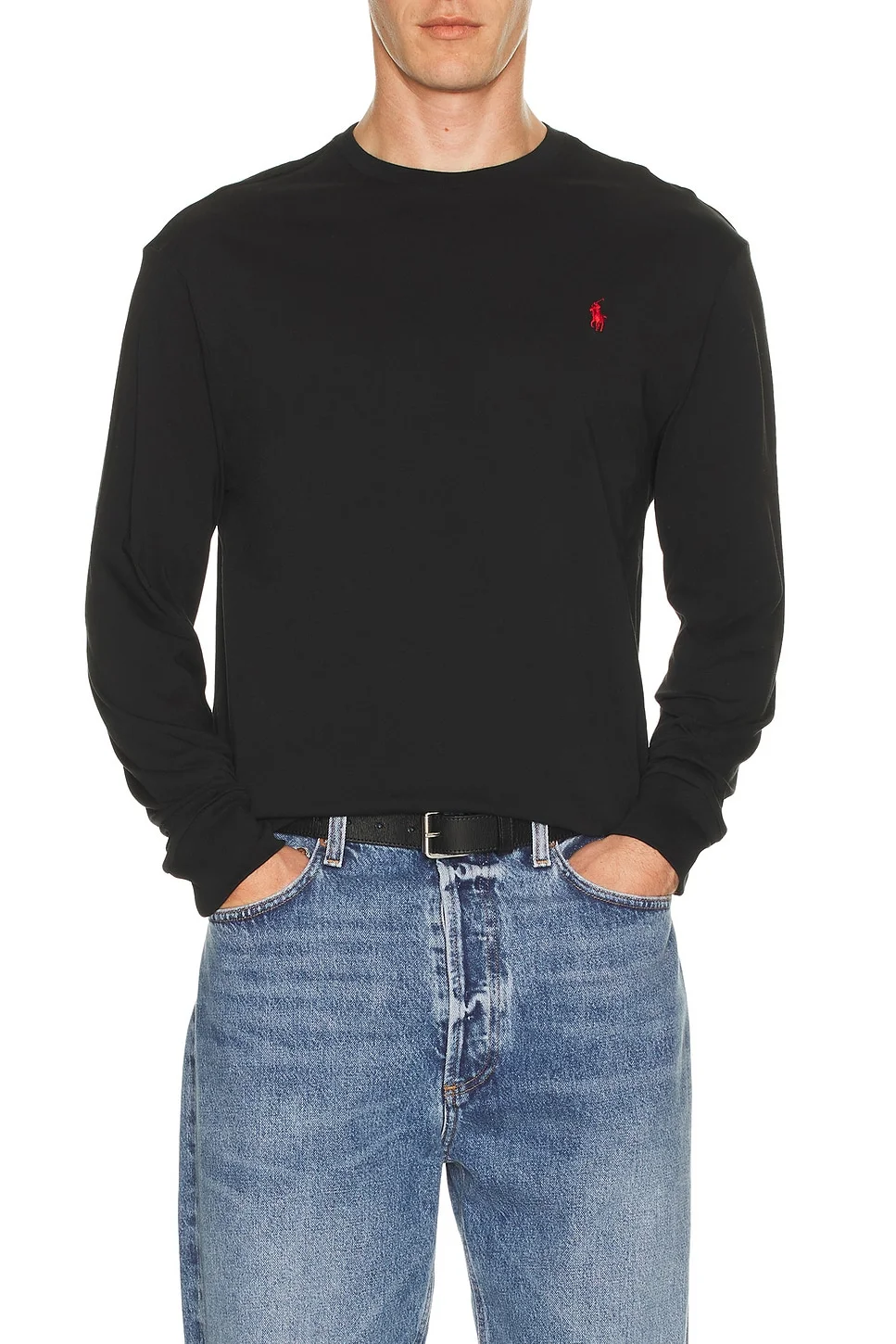 Long Sleeve Crewneck T-Shirt - 1