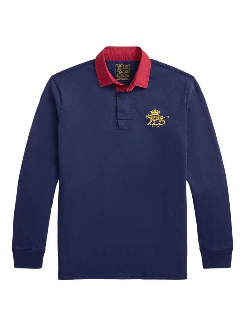 embroidered rugby polo shirt 1