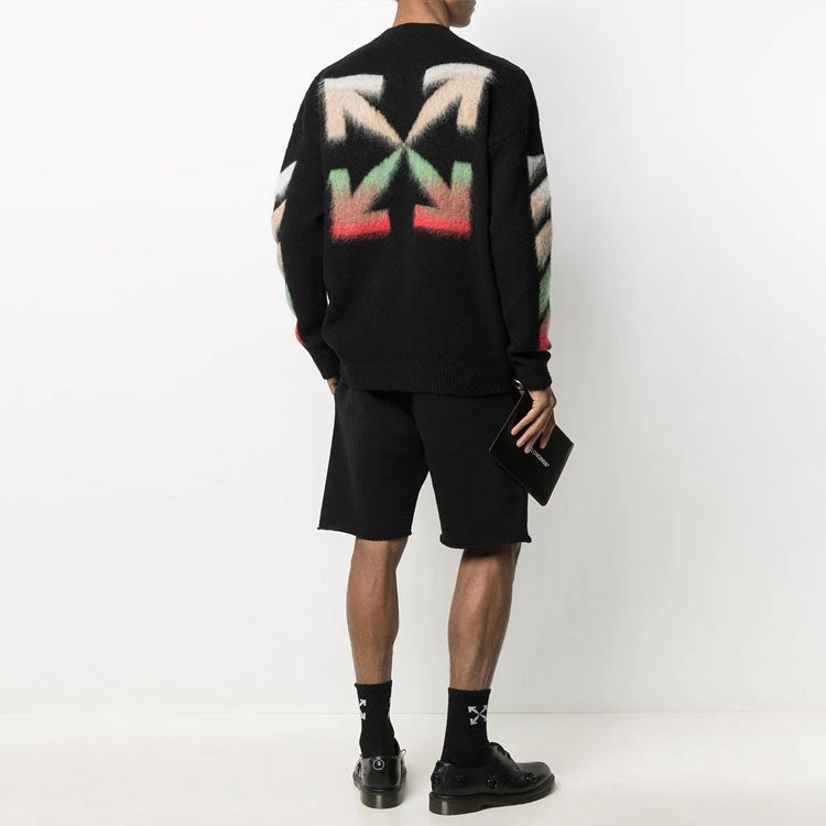 Off-White SS21 Classic Round Neck Loose Black OMHA036R21KNI0011084 - 3