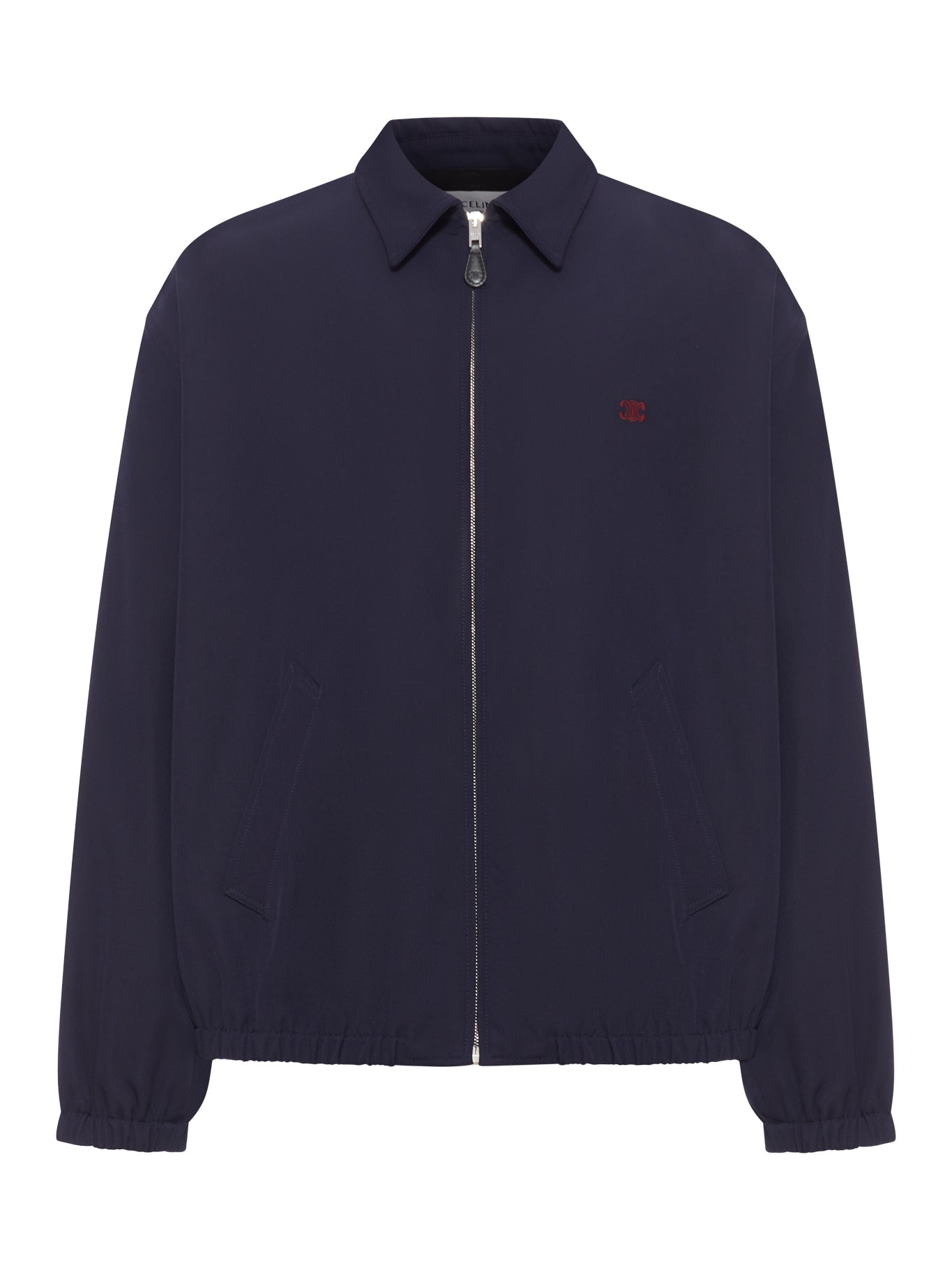 BLOUSON WITH ZIP AND EMBROIDERED LOGO - 1
