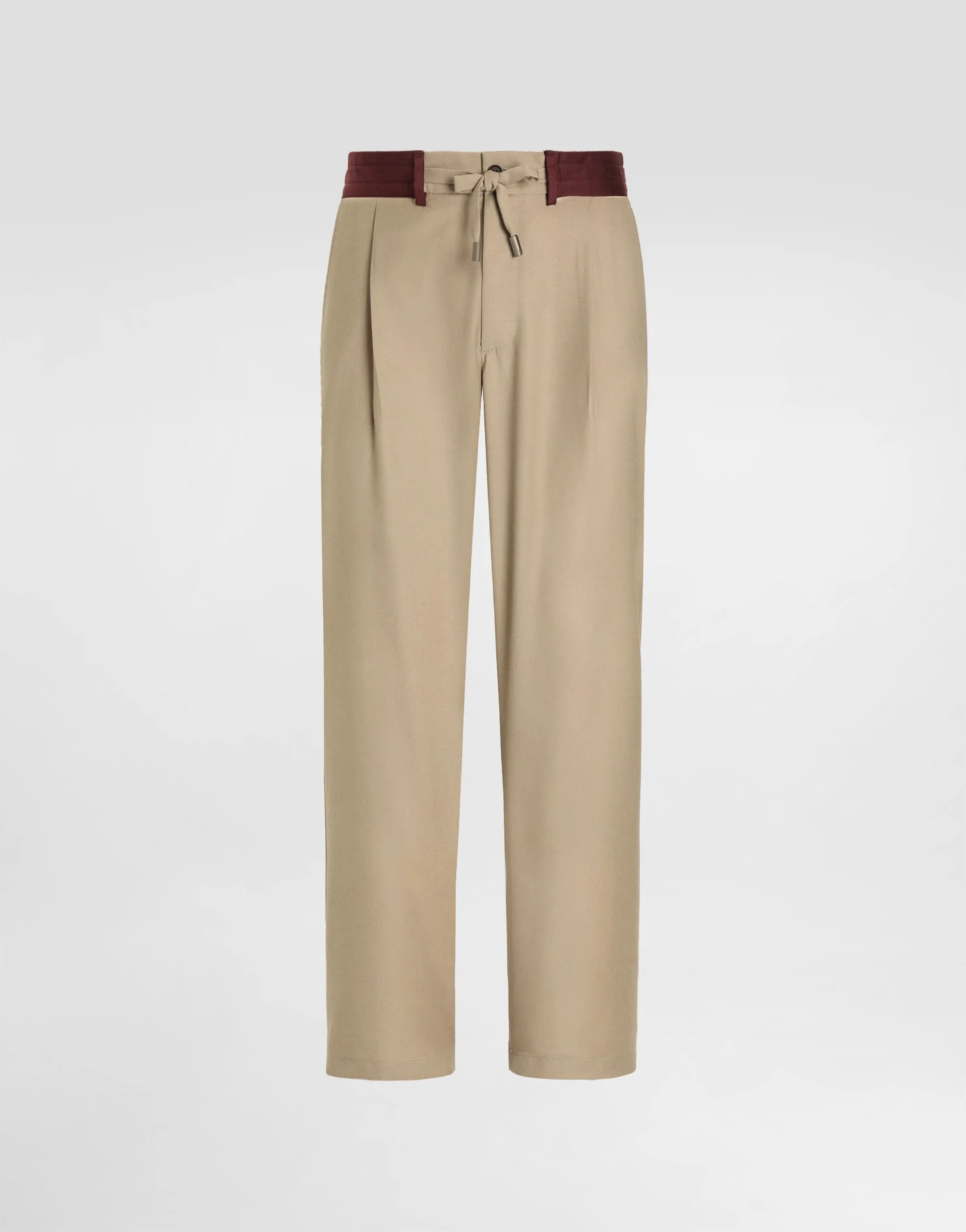 Wool canvas trousers - 1