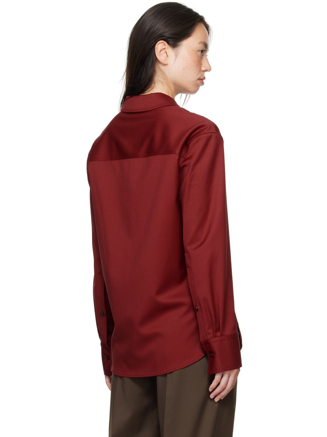 Burgundy Eliana Shirt - 3