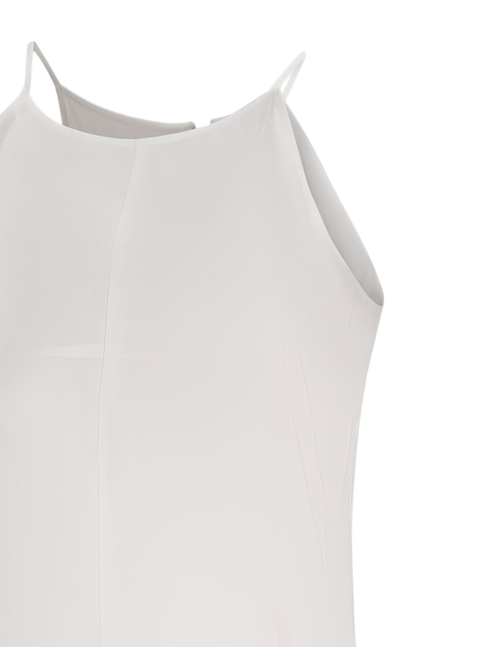 halterneck flared dress - 3