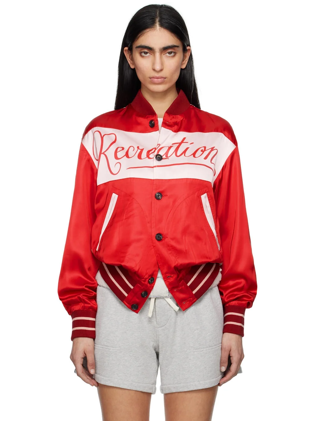 Red & Pink Postcard Rally Jacket - 1