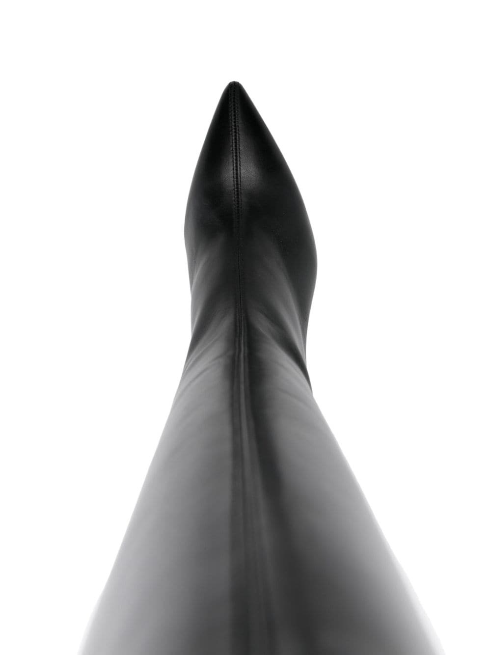 70mm leather boots - 4