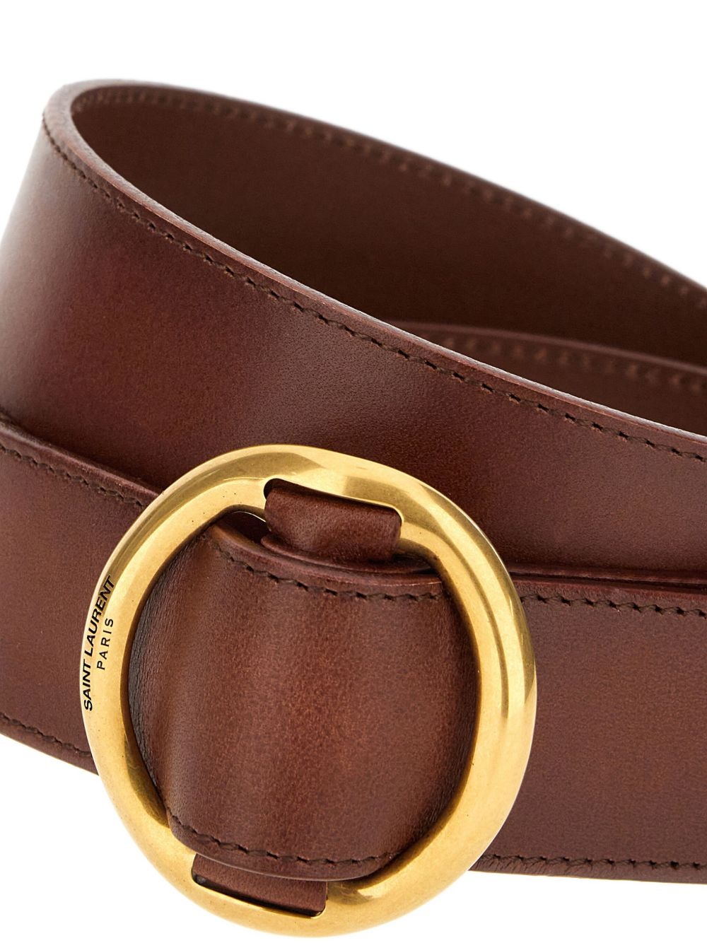 buckle-detail leather belt - 3