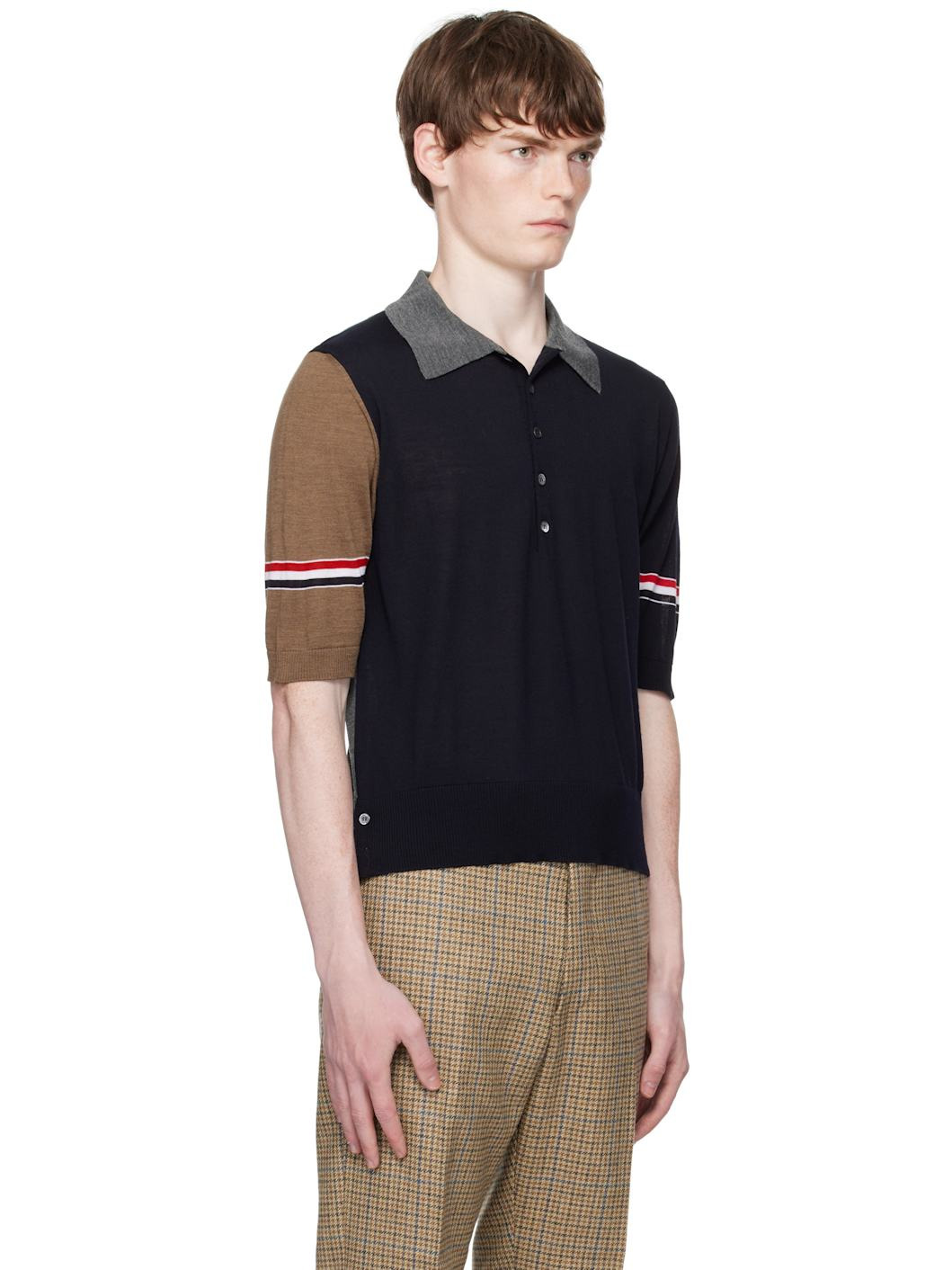 Multicolor Fine Merino Wool Funmix Polo - 2