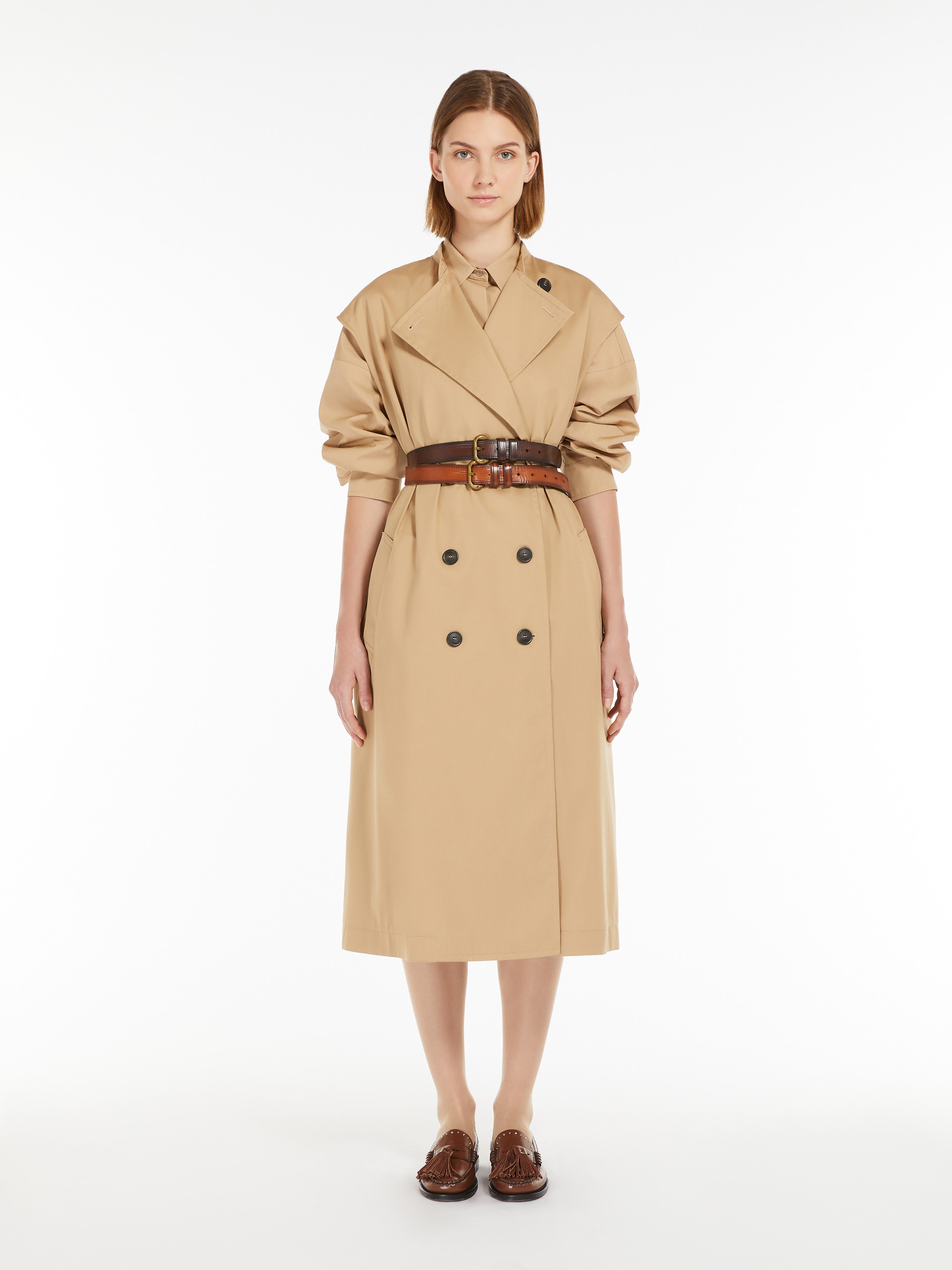 VIVETTA Water-repellent gabardine trench coat set - 5