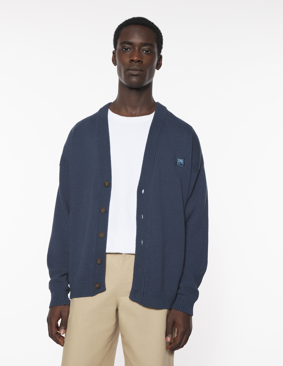 BOLD FOX HEAD PATCH COMFORT CARDIGAN - 3
