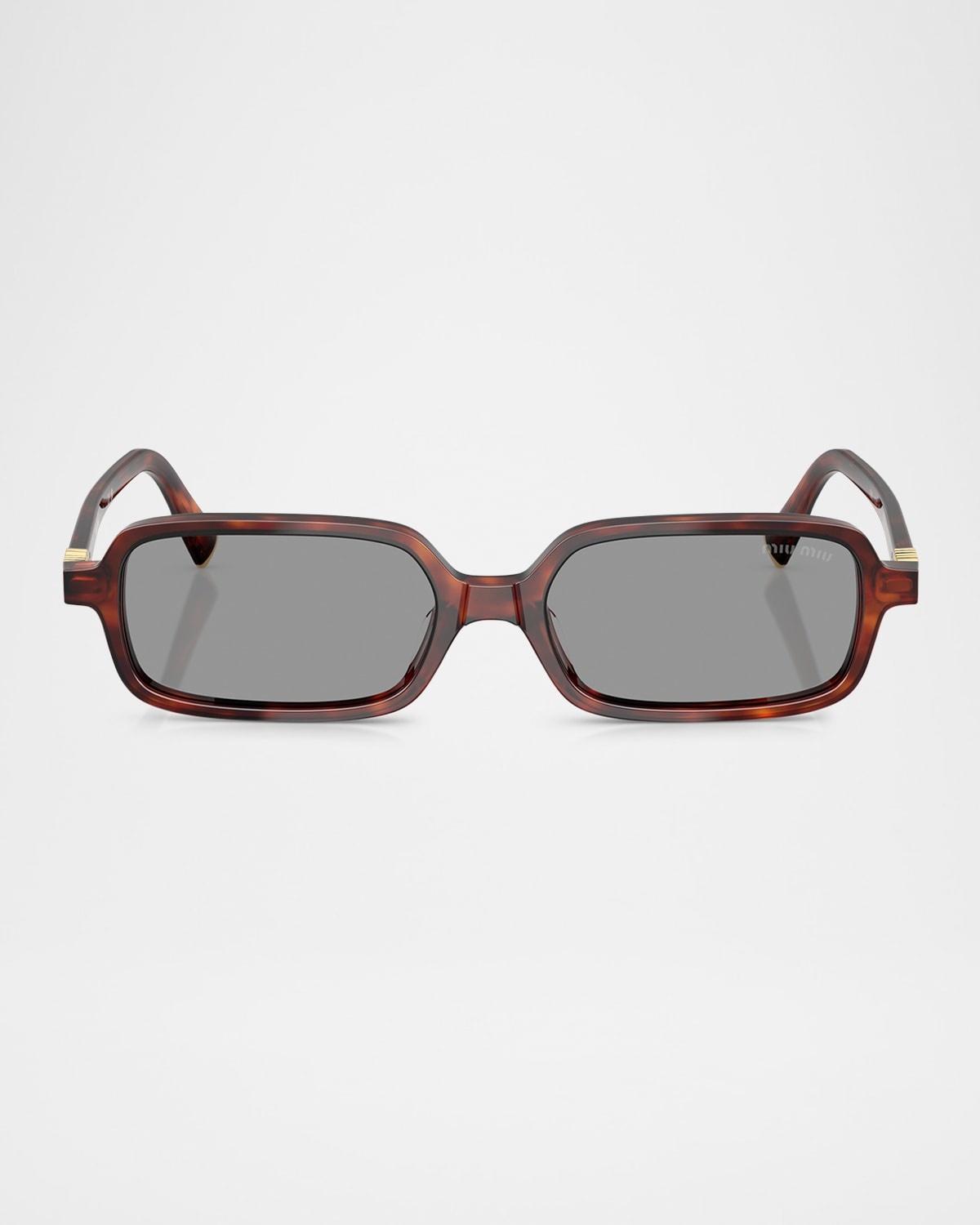 Logo Acetate Rectangle Sunglasses - 1