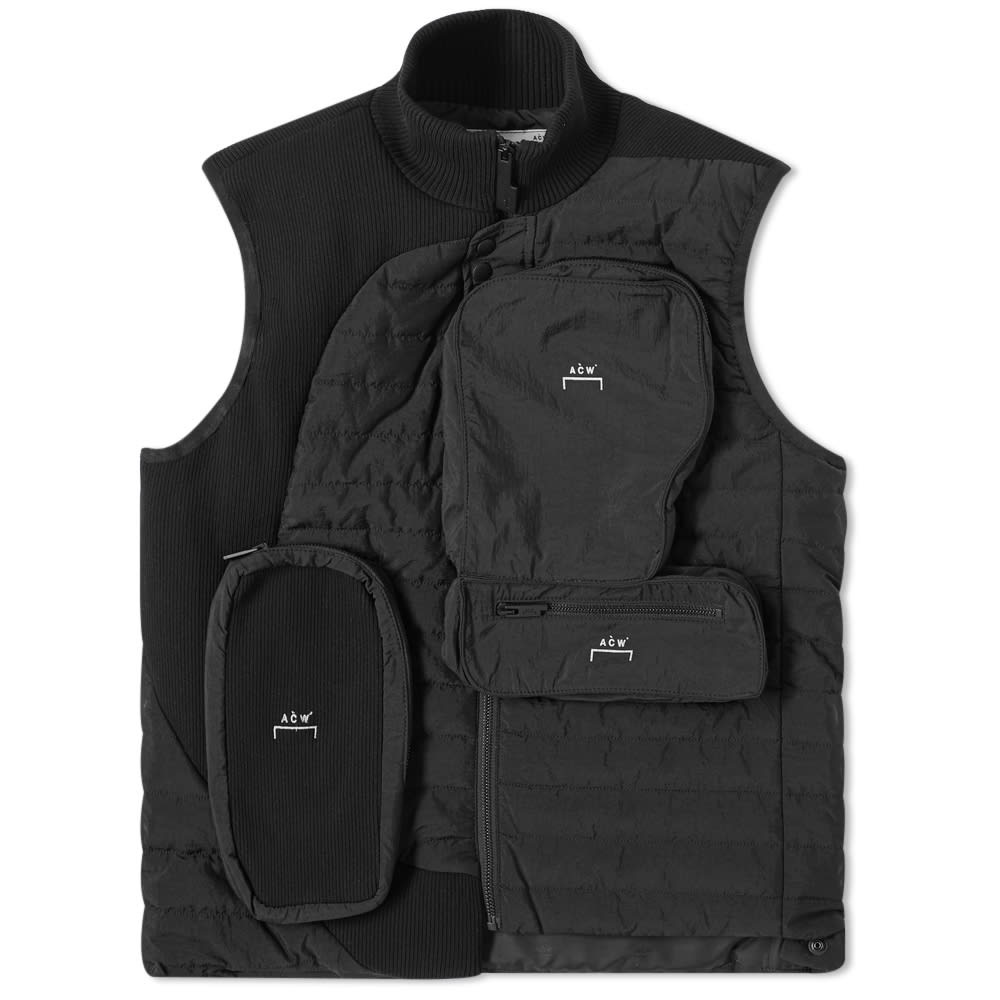 A-COLD-WALL* 3D Asymmetrical Pocket Puffer Gilet - 1