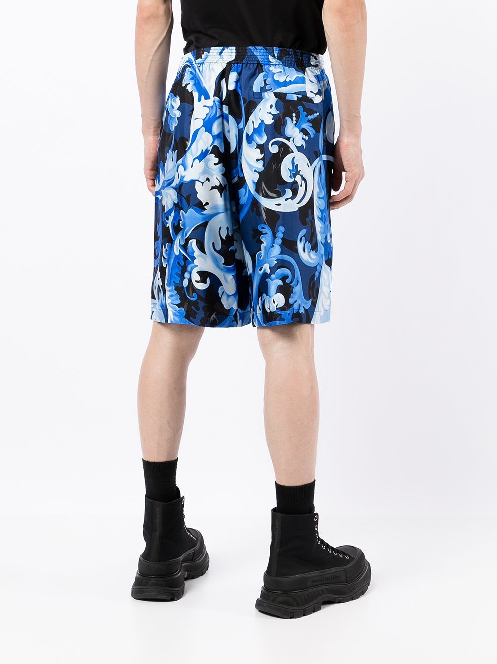 Baroccoflage-print bermuda shorts - 4