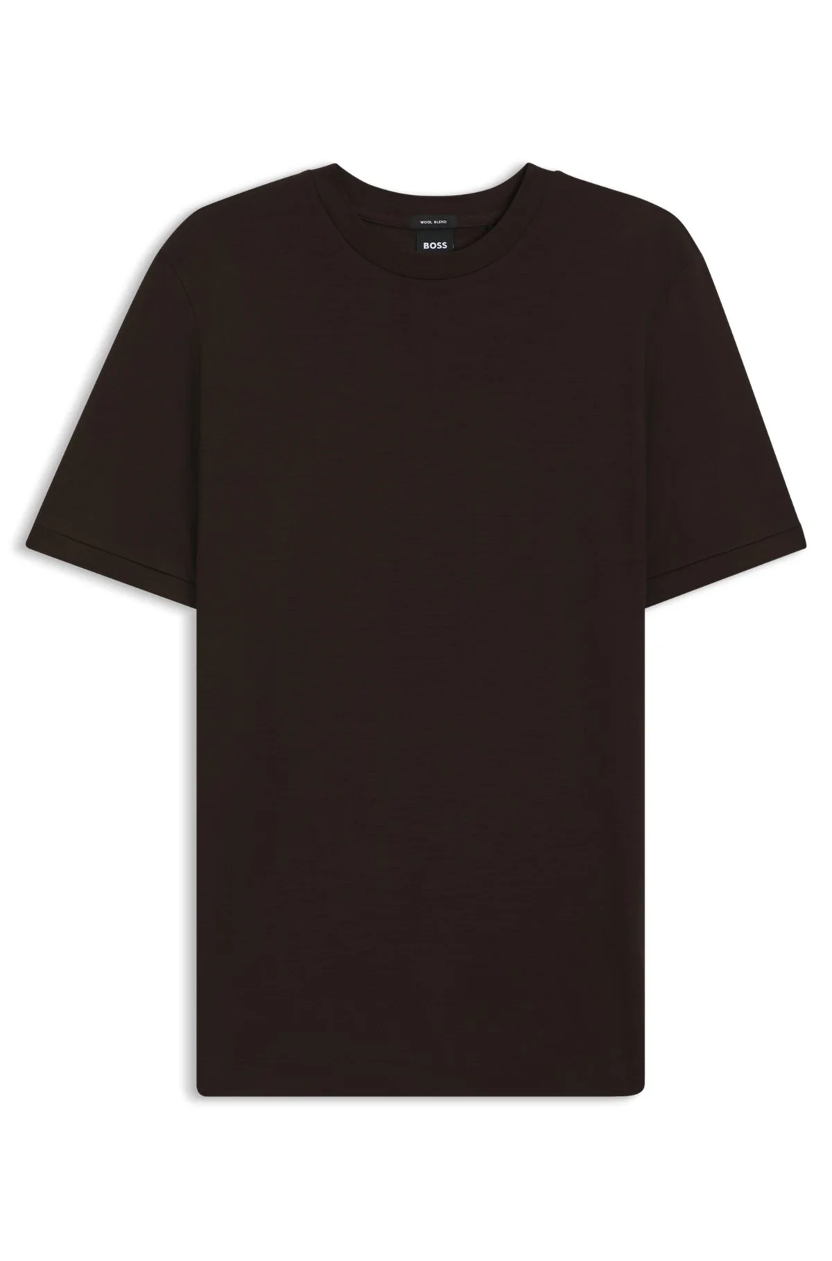 WOOL-BLEND T-SHIRT IN A REGULAR FIT - 1