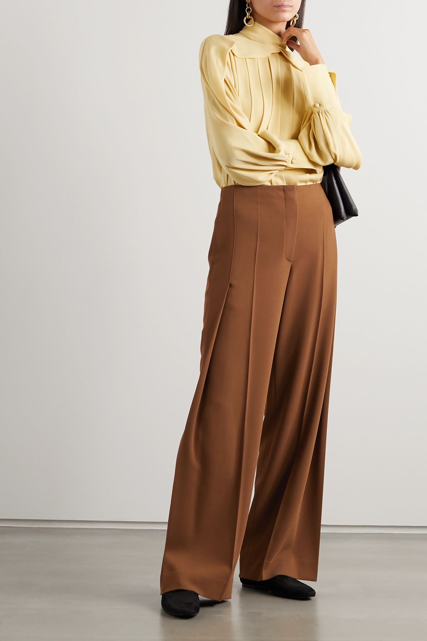 Alexa wool-twill pants - 2