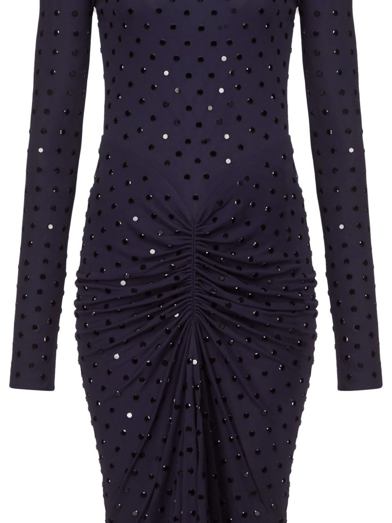 Alaïa draped studded maxi dress outlook