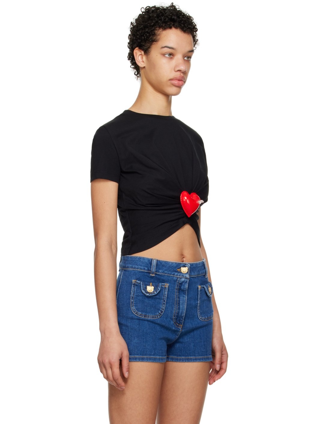 Black Inflatable Heart T-Shirt - 2