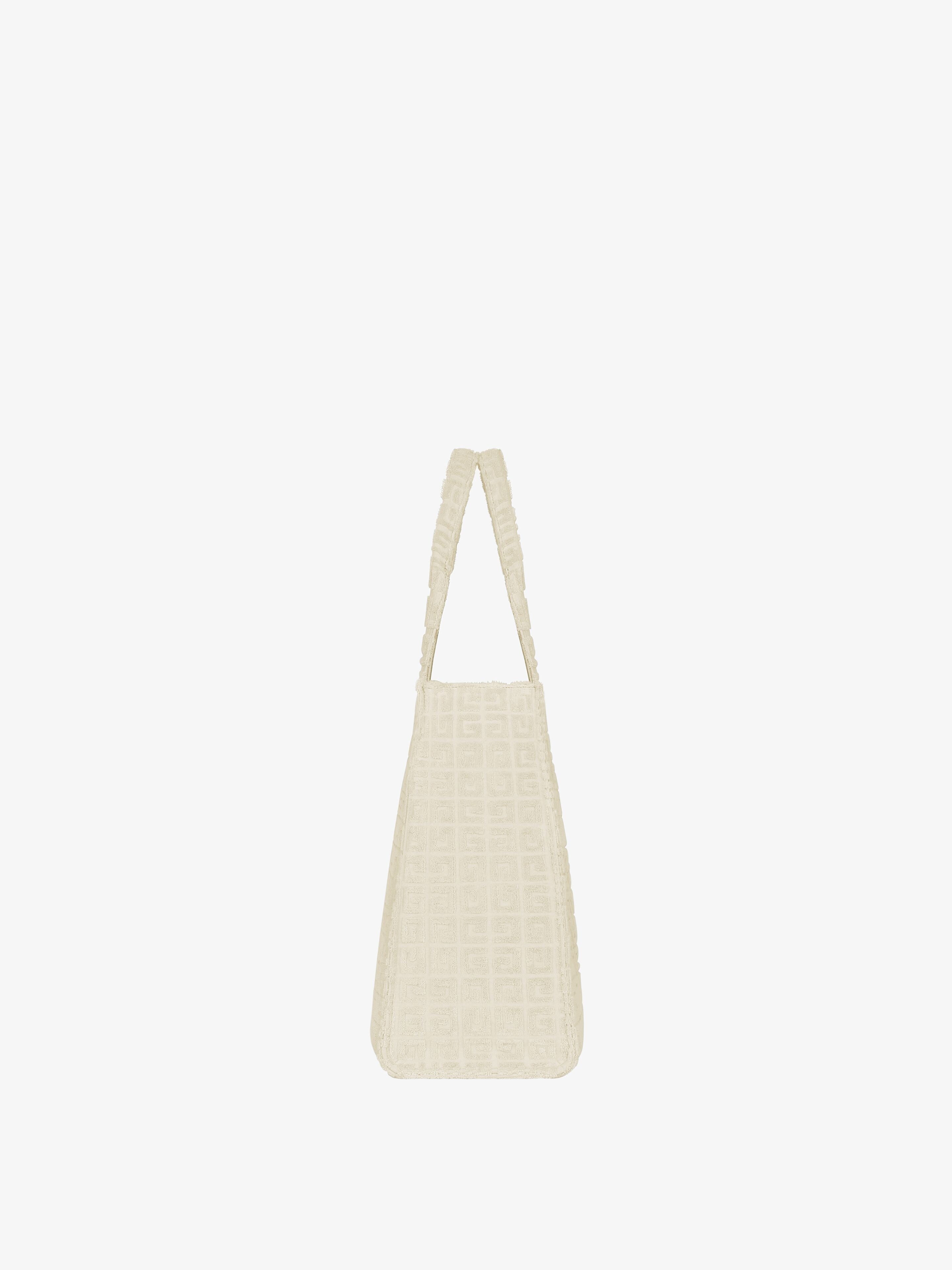 MEDIUM G-TOTE BAG IN 4G COTTON TOWELLING - 3