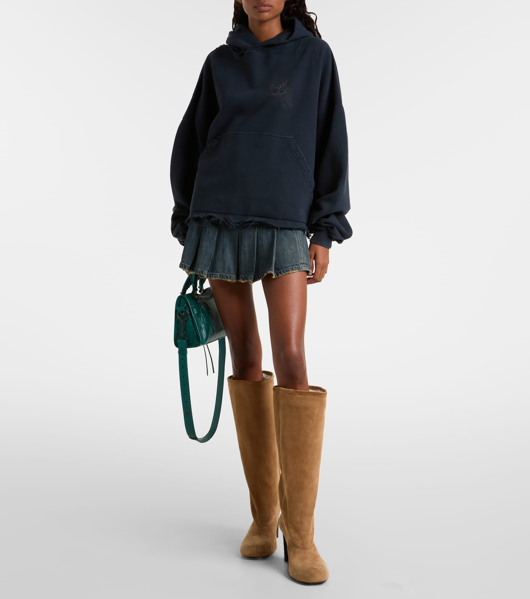 Fargo 80 suede knee-high boots - 3