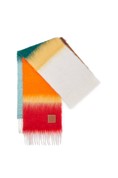 Loewe Stripe scarf in mohair and wool outlook