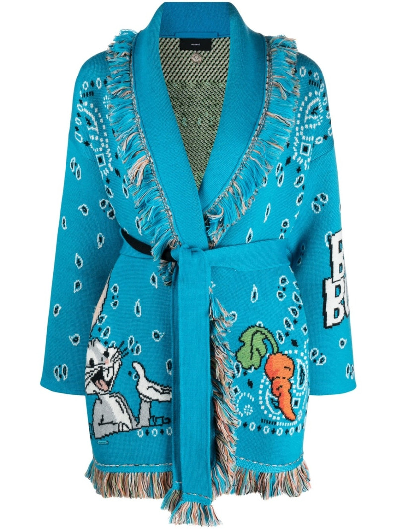 Bugs Bunny Bandana jacquard cardigan 1