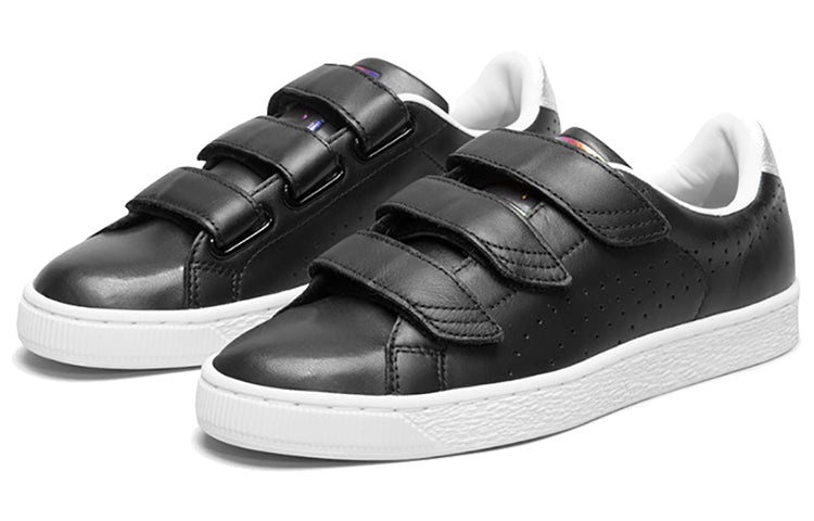 (WMNS) PUMA Basket Strap Explosive 'Black White' 362741-01 - 3