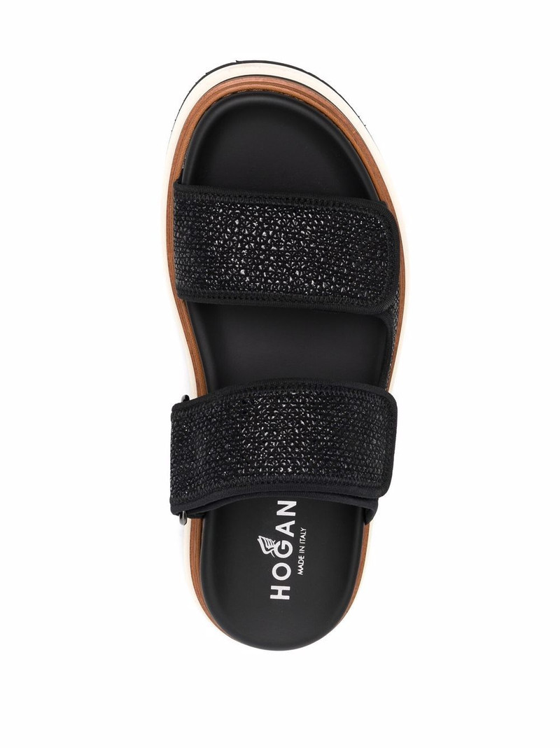 touch-strap flat sandals 4