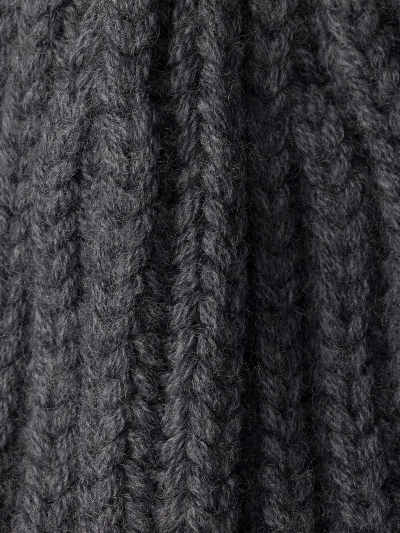 Prada logo-plaque beanie hat outlook