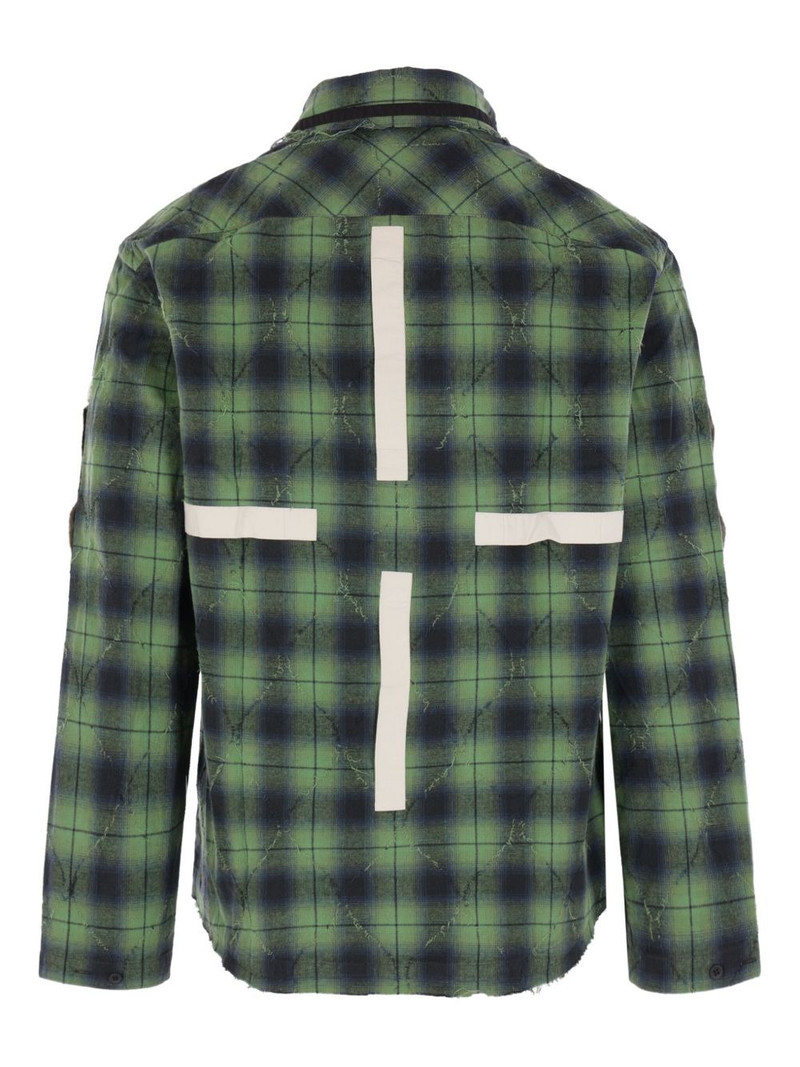 Craig Green check appliqué shirt outlook