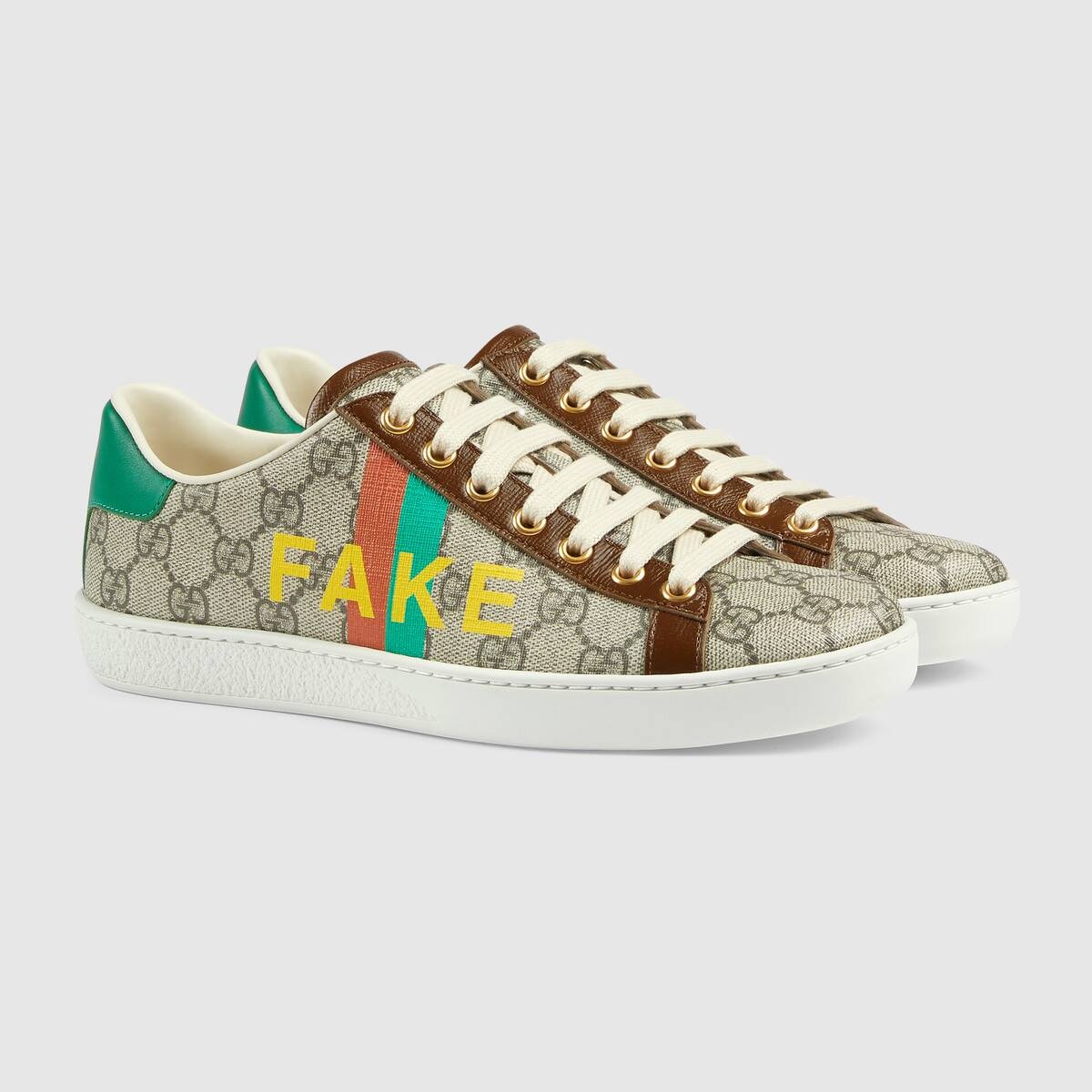 Women's 'Fake/Not' print Ace sneaker - 2