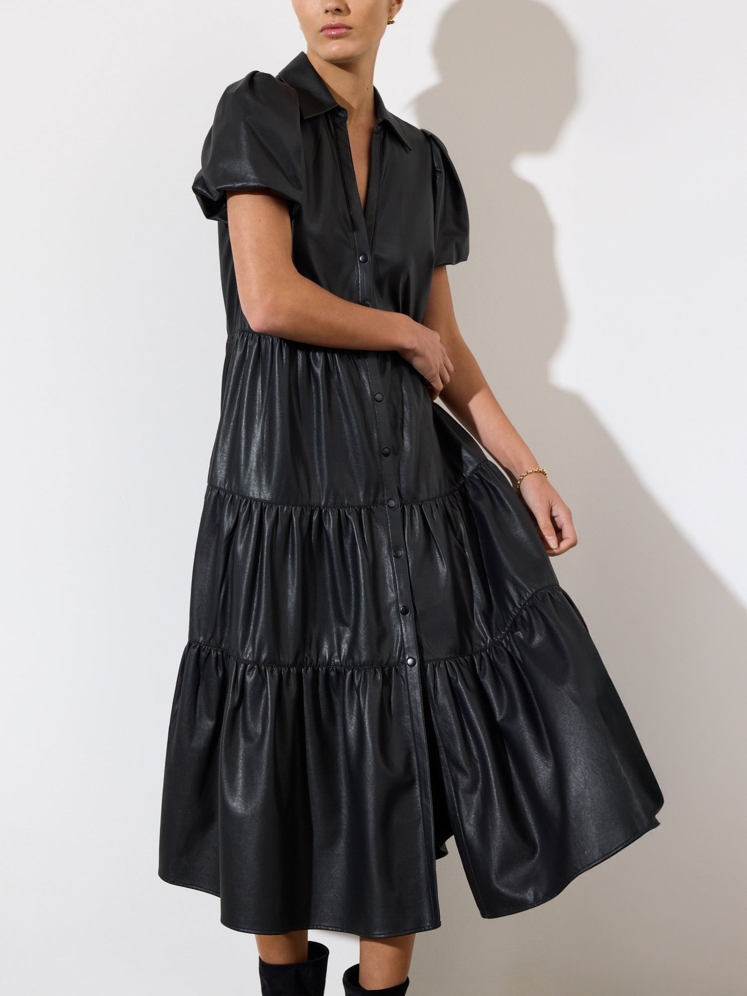 The Havana Vegan Leather Dress - 2