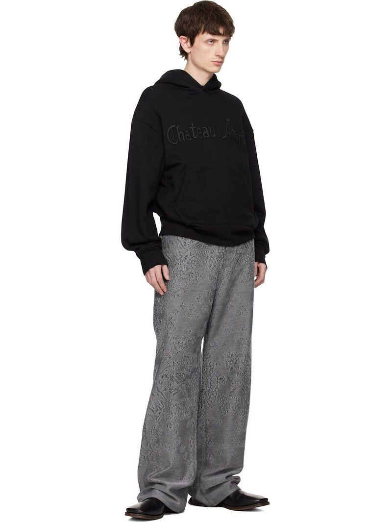 AMIRI Gray MA Quad Bandana Baggy Jeans outlook