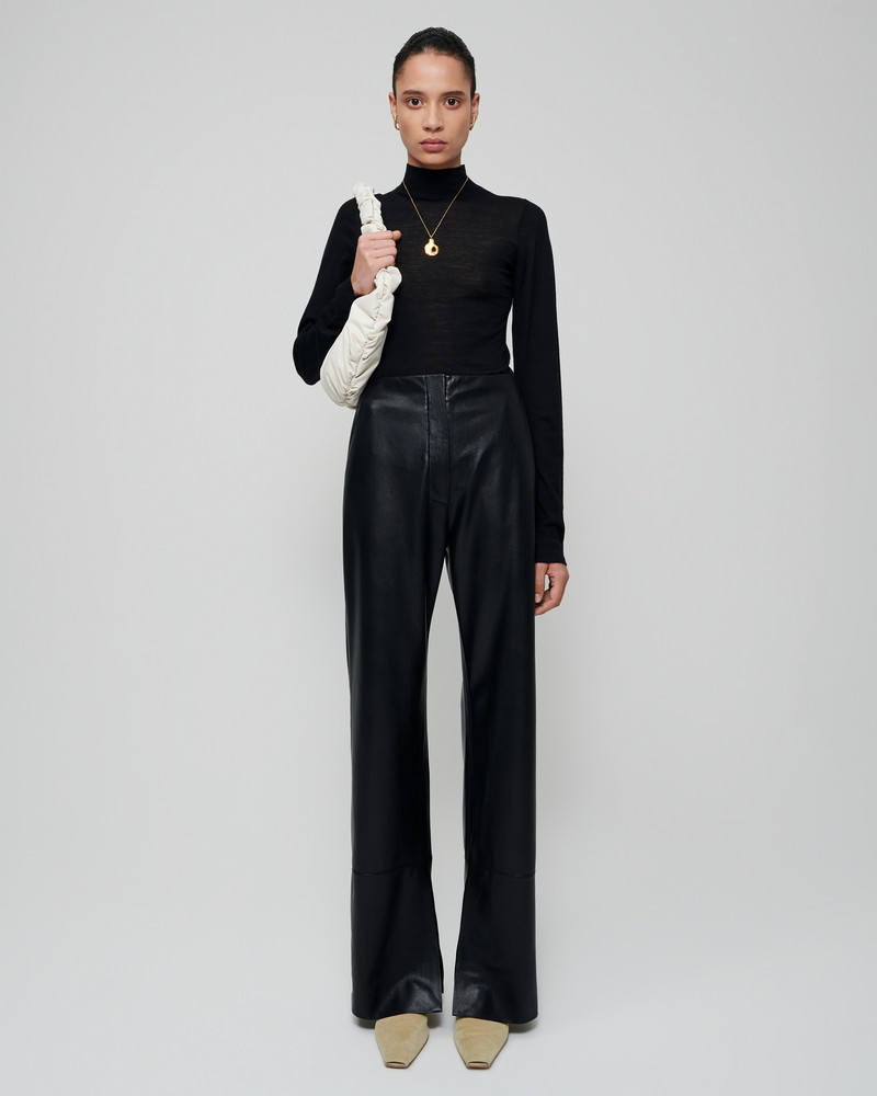 HARRI - Merino wool top - Black 1