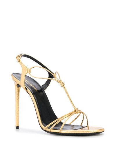 SAINT LAURENT strappy stilettos  outlook