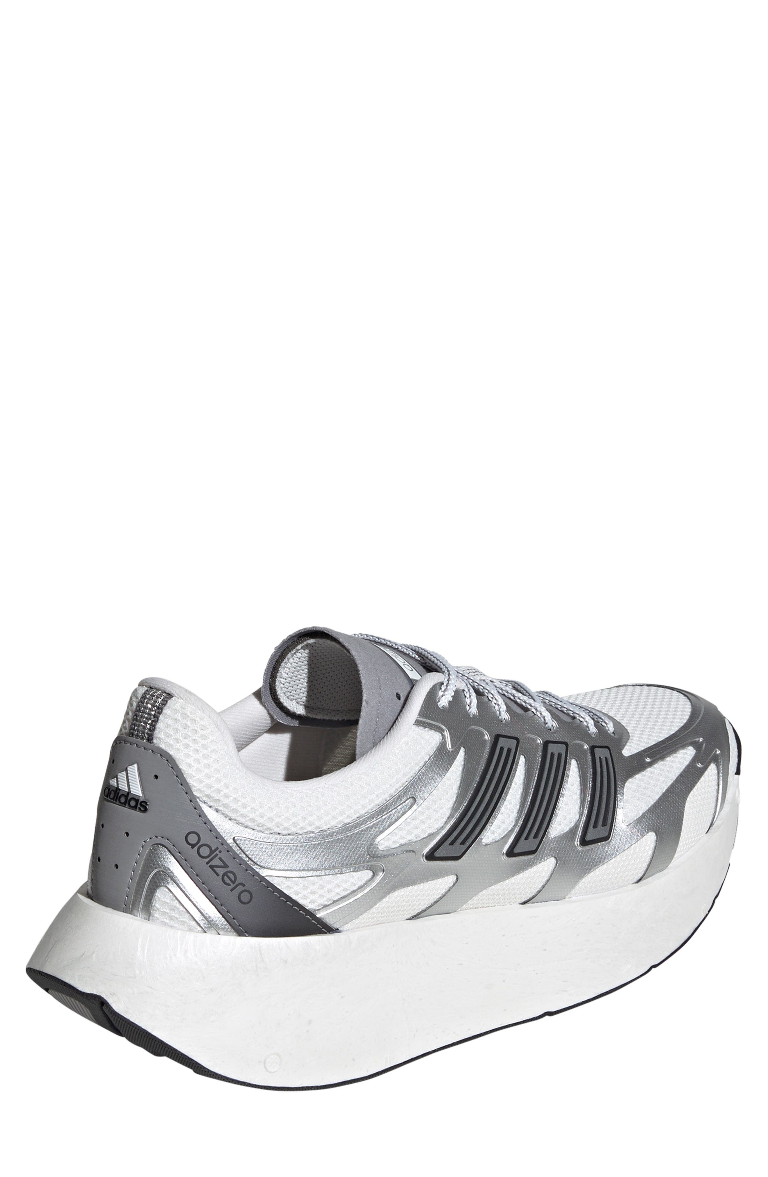 adidas Gender Inclusive Adizero Aruku Sneaker in Silver/Crystal White/Grey at Nordstrom - 2