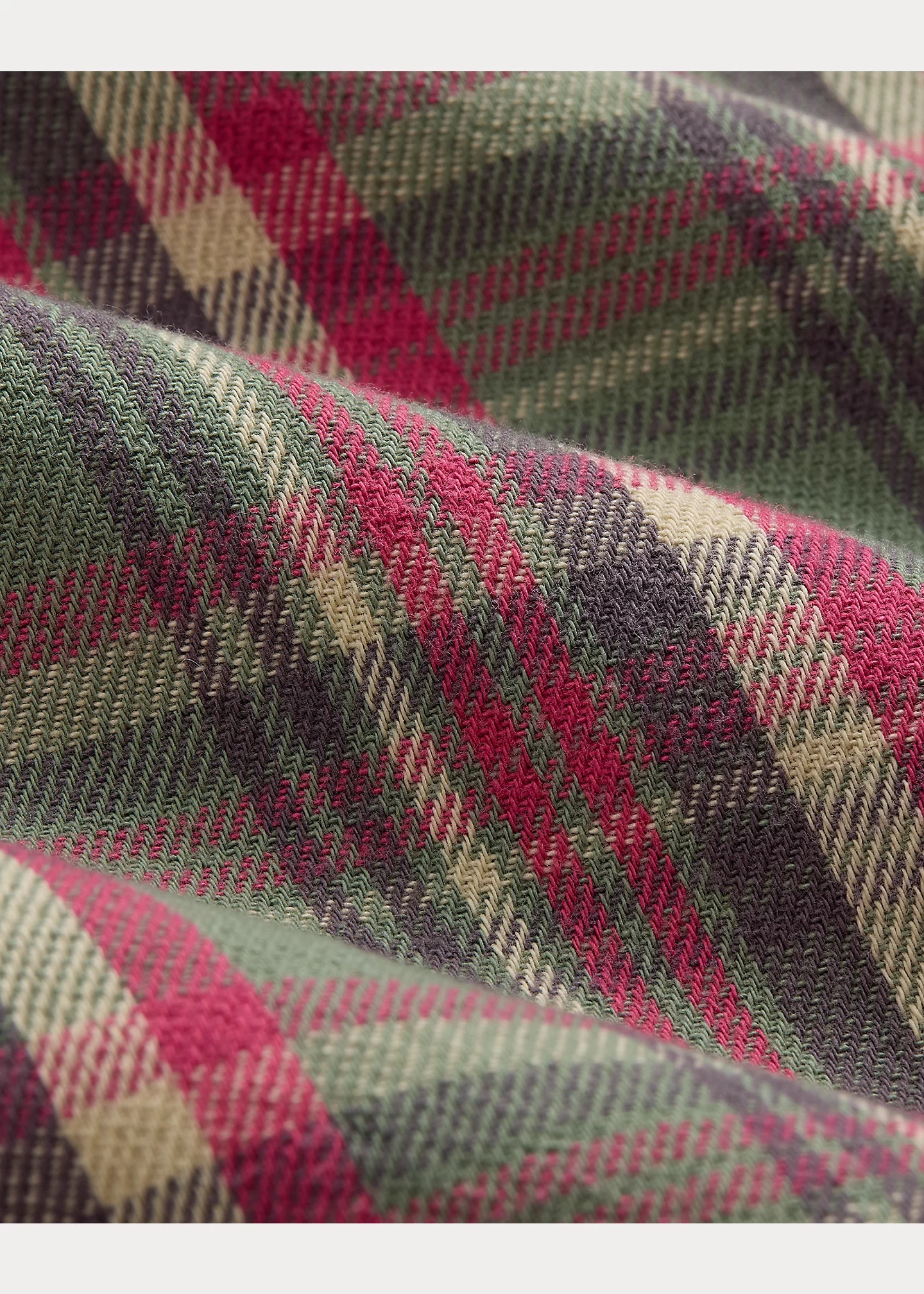 Plaid Twill Camp Shirt - 6