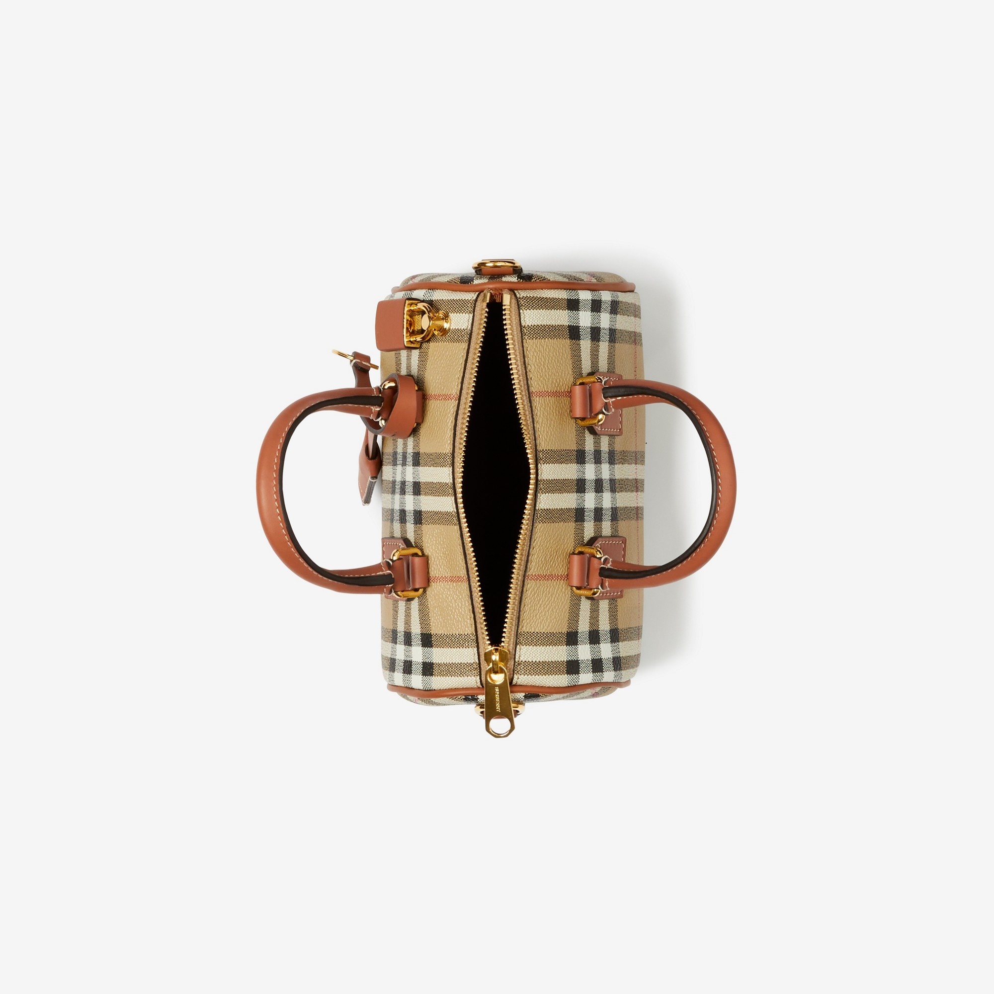 Burberry Mini Check Bowling Bag