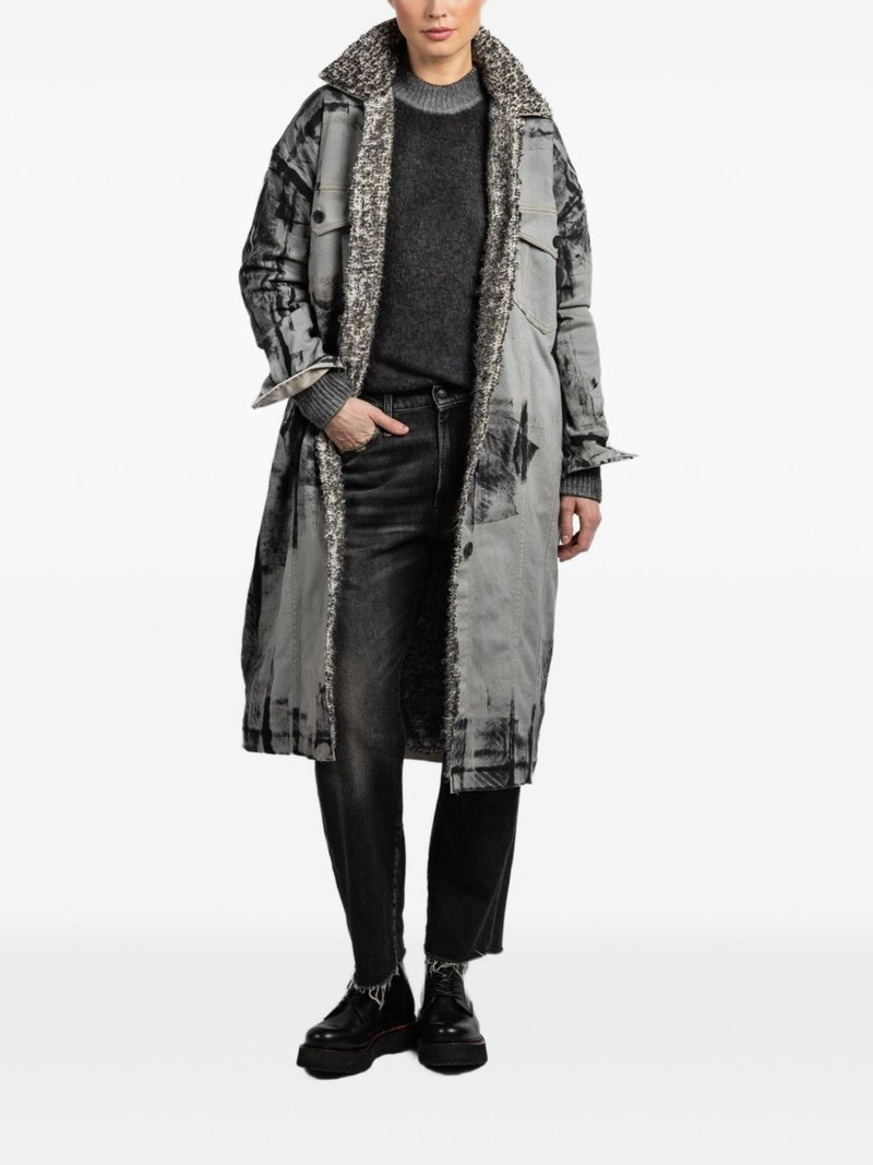 Avant Toi button-fastening coat outlook