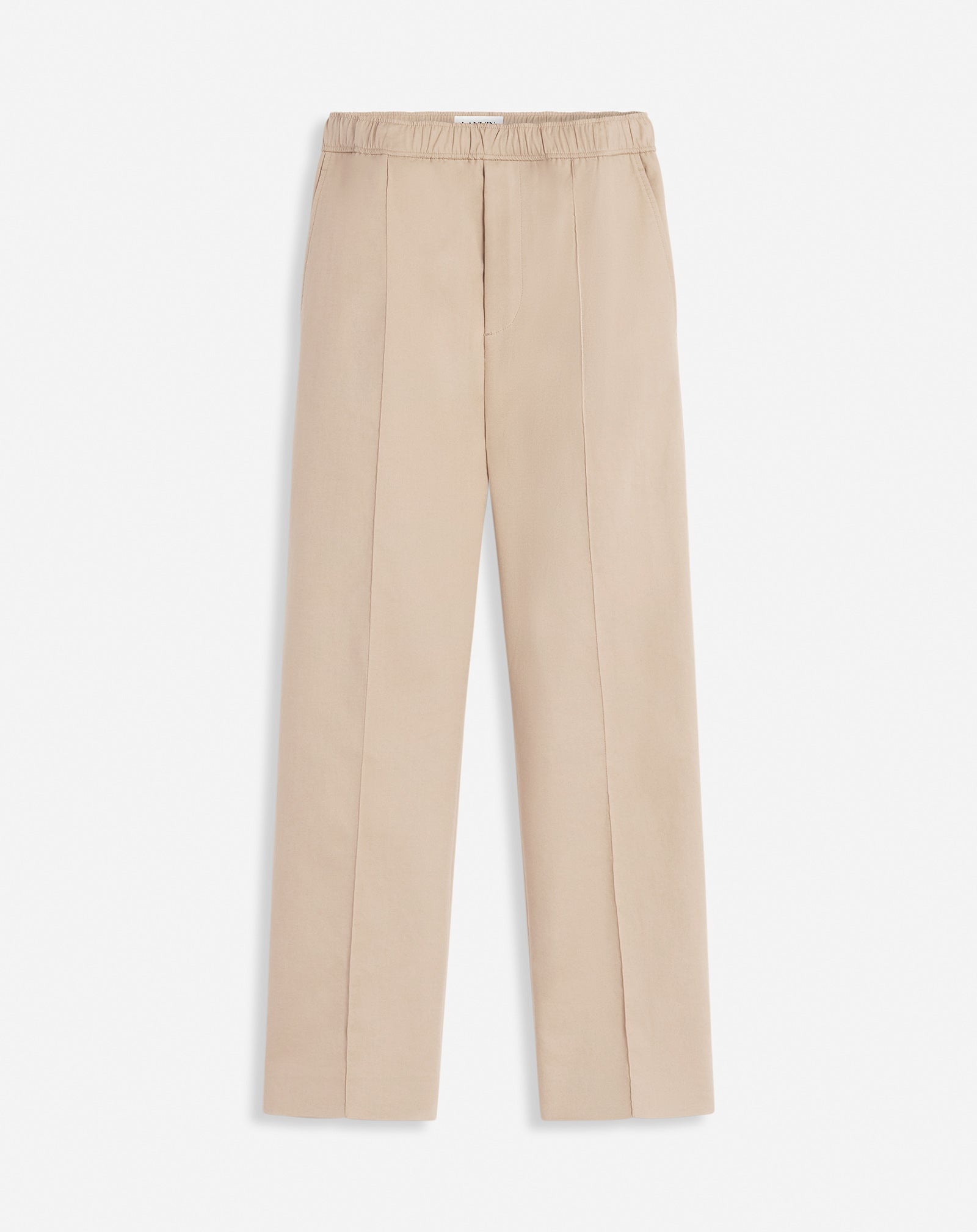SUIT PANTS WITH AN ELASTICATED WAISTBAND - 1