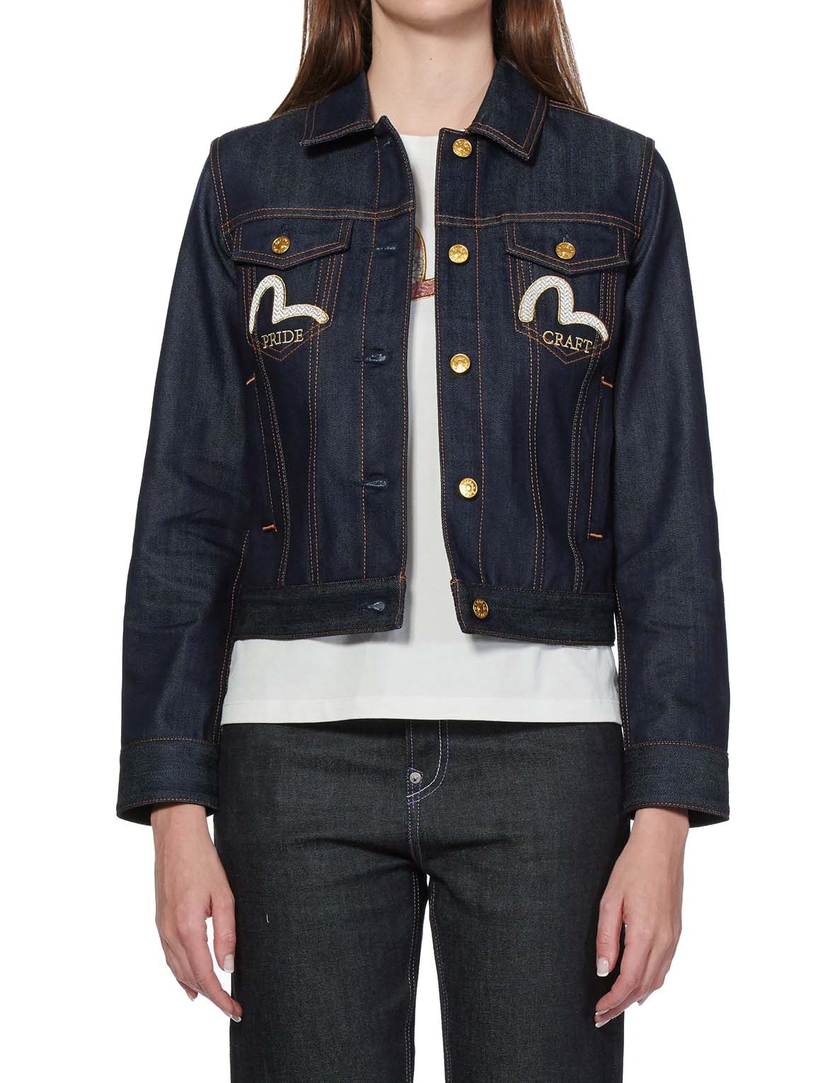 TIGER-DUO EMBROIDERED DENIM JACKET - 3