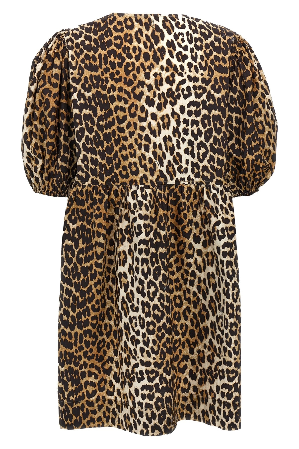Leopard poplin dress - 3