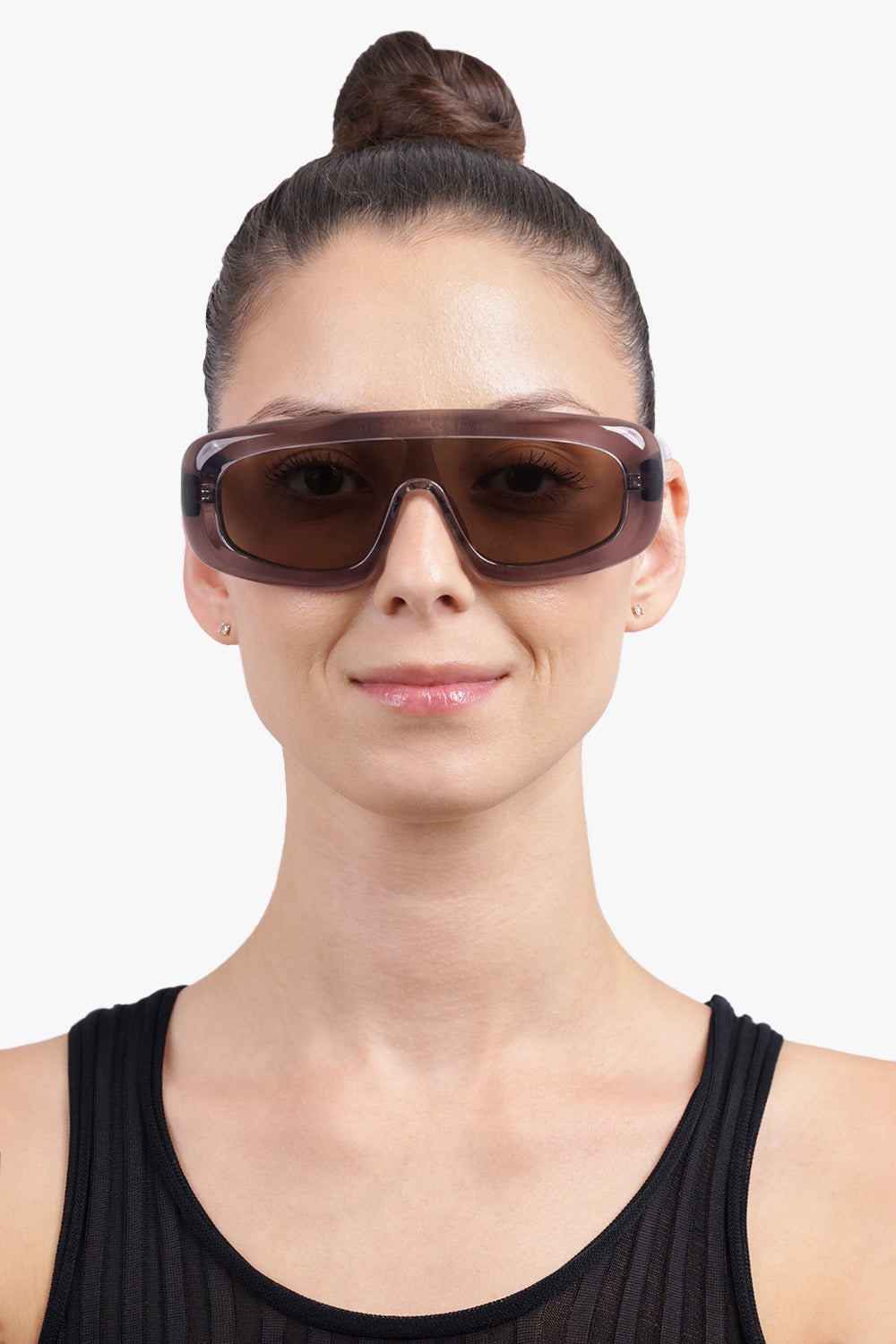 BV12181S CHUNKY RECTANGLE SUNGLASSES | GREY - 4